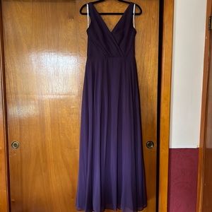David’s Bridal Long Bridesmaid Dress